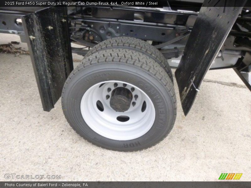 Oxford White / Steel 2015 Ford F450 Super Duty XL Regular Cab Dump Truck 4x4
