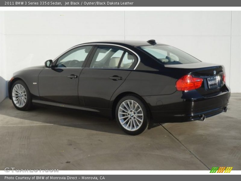 Jet Black / Oyster/Black Dakota Leather 2011 BMW 3 Series 335d Sedan