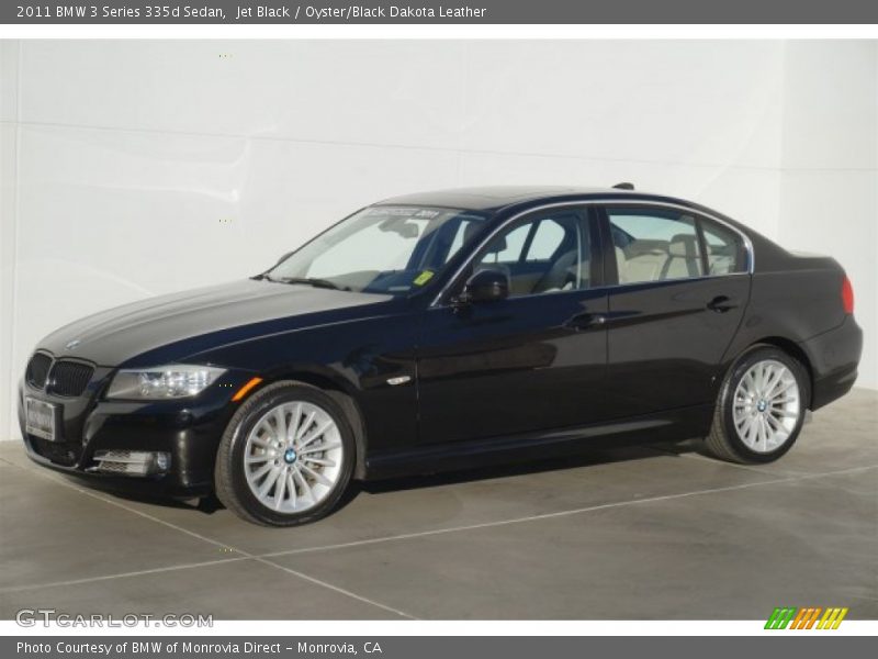 Jet Black / Oyster/Black Dakota Leather 2011 BMW 3 Series 335d Sedan