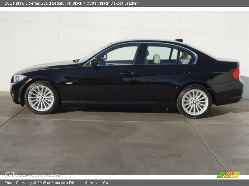 Jet Black / Oyster/Black Dakota Leather 2011 BMW 3 Series 335d Sedan