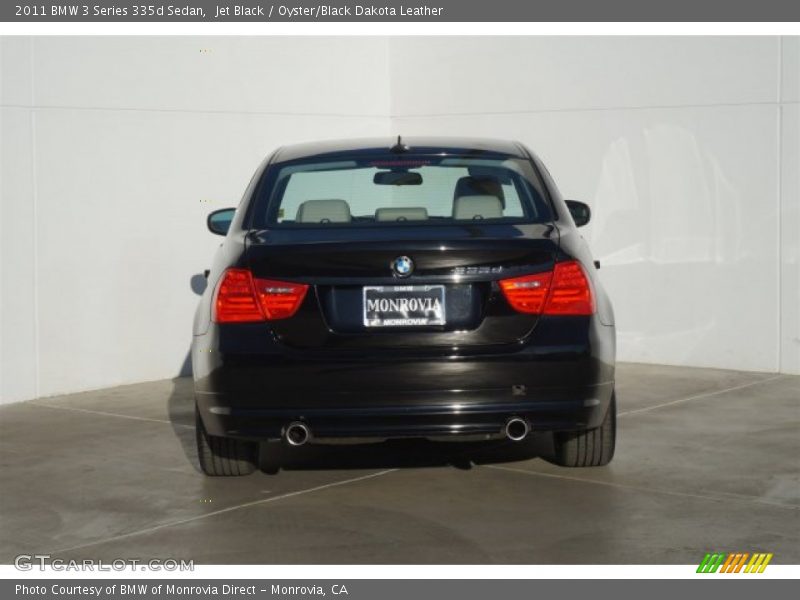 Jet Black / Oyster/Black Dakota Leather 2011 BMW 3 Series 335d Sedan