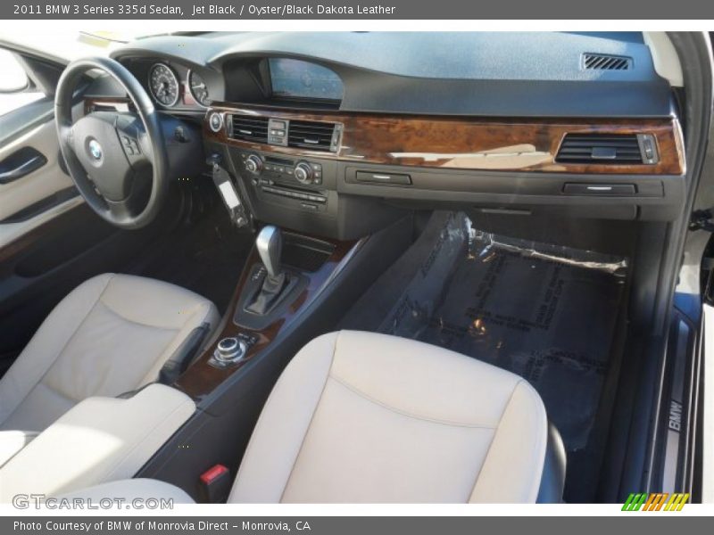 Jet Black / Oyster/Black Dakota Leather 2011 BMW 3 Series 335d Sedan