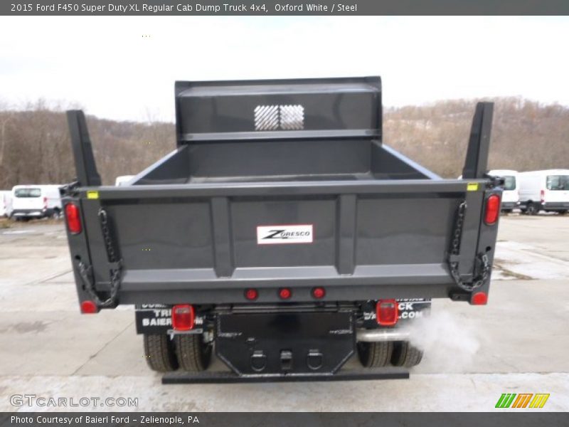 Oxford White / Steel 2015 Ford F450 Super Duty XL Regular Cab Dump Truck 4x4