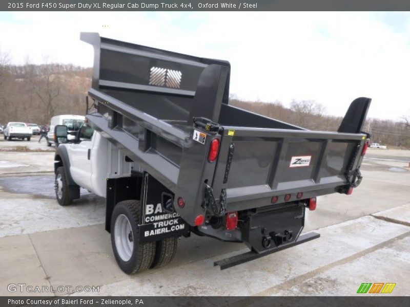 Oxford White / Steel 2015 Ford F450 Super Duty XL Regular Cab Dump Truck 4x4