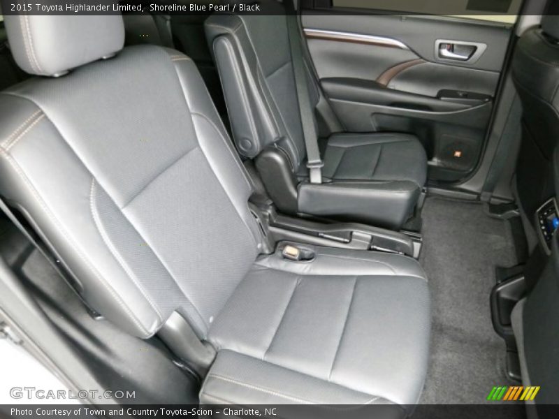 Shoreline Blue Pearl / Black 2015 Toyota Highlander Limited