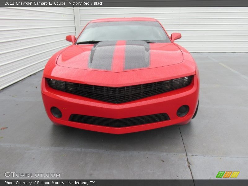 Victory Red / Black 2012 Chevrolet Camaro LS Coupe