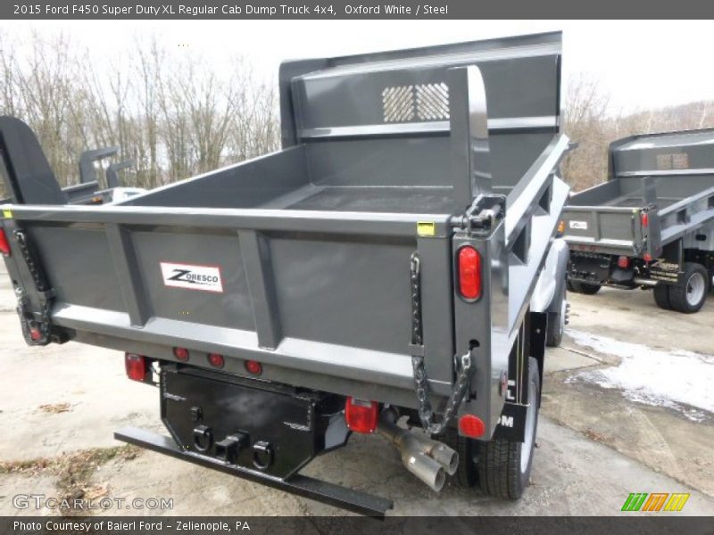 Oxford White / Steel 2015 Ford F450 Super Duty XL Regular Cab Dump Truck 4x4