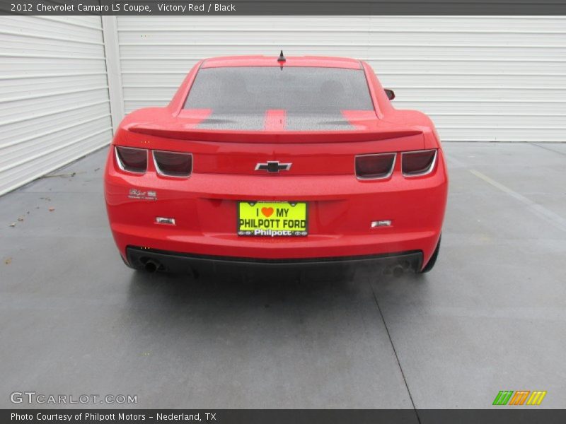 Victory Red / Black 2012 Chevrolet Camaro LS Coupe