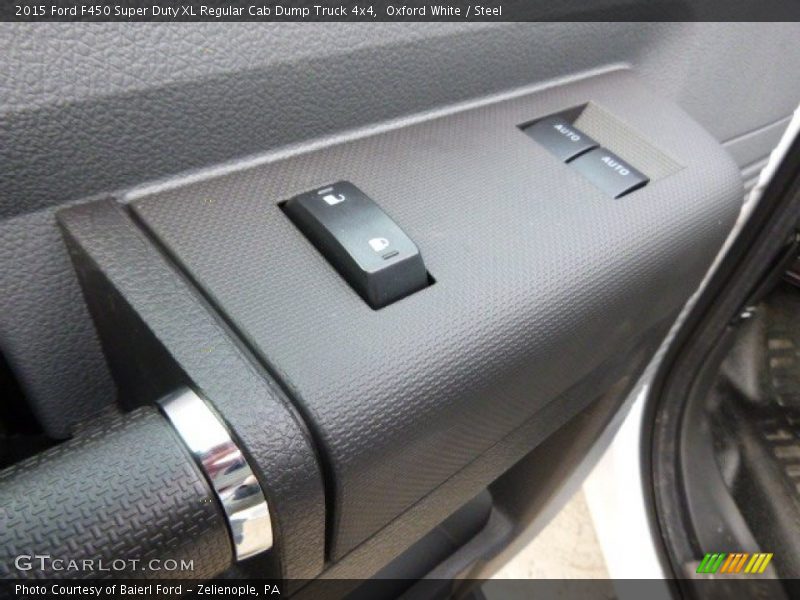 Oxford White / Steel 2015 Ford F450 Super Duty XL Regular Cab Dump Truck 4x4