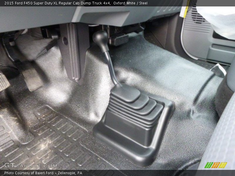 Oxford White / Steel 2015 Ford F450 Super Duty XL Regular Cab Dump Truck 4x4