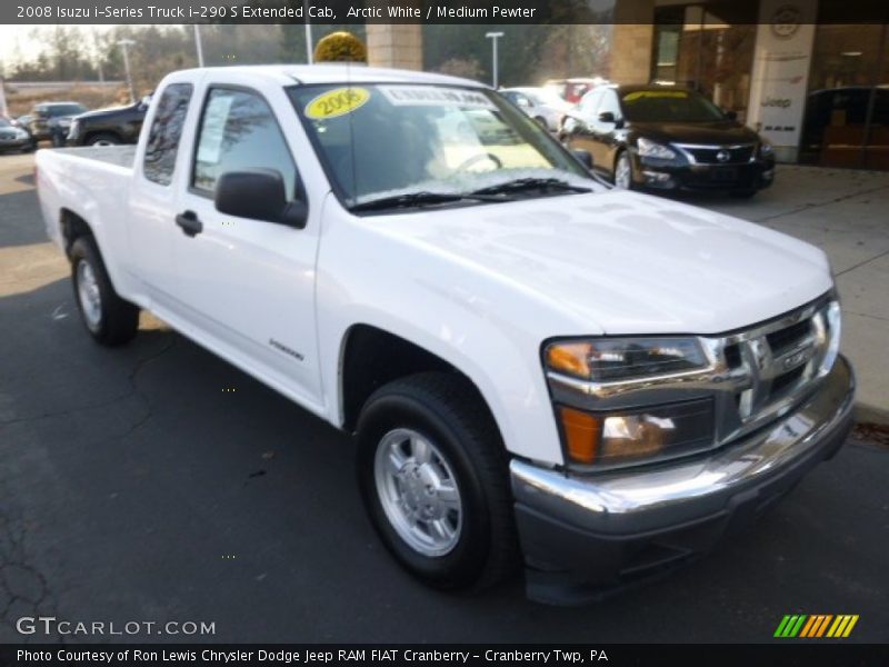 Arctic White / Medium Pewter 2008 Isuzu i-Series Truck i-290 S Extended Cab
