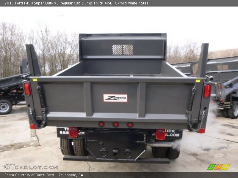 Oxford White / Steel 2015 Ford F450 Super Duty XL Regular Cab Dump Truck 4x4