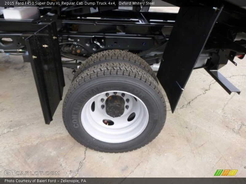 Oxford White / Steel 2015 Ford F450 Super Duty XL Regular Cab Dump Truck 4x4