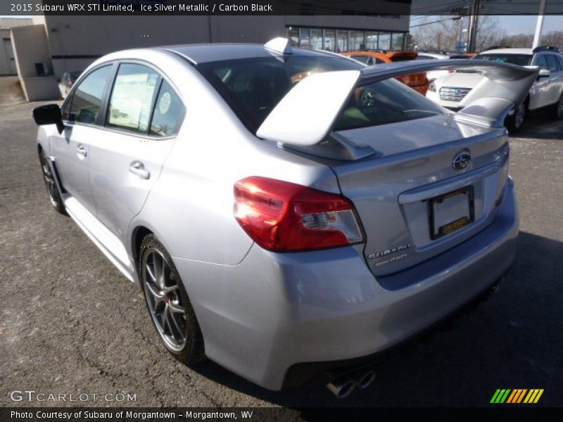 Ice Silver Metallic / Carbon Black 2015 Subaru WRX STI Limited