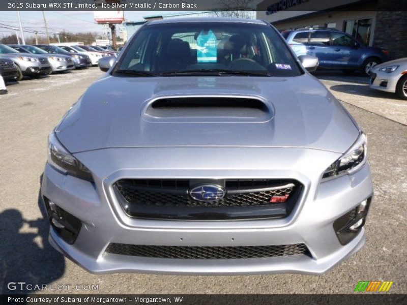 Ice Silver Metallic / Carbon Black 2015 Subaru WRX STI Limited