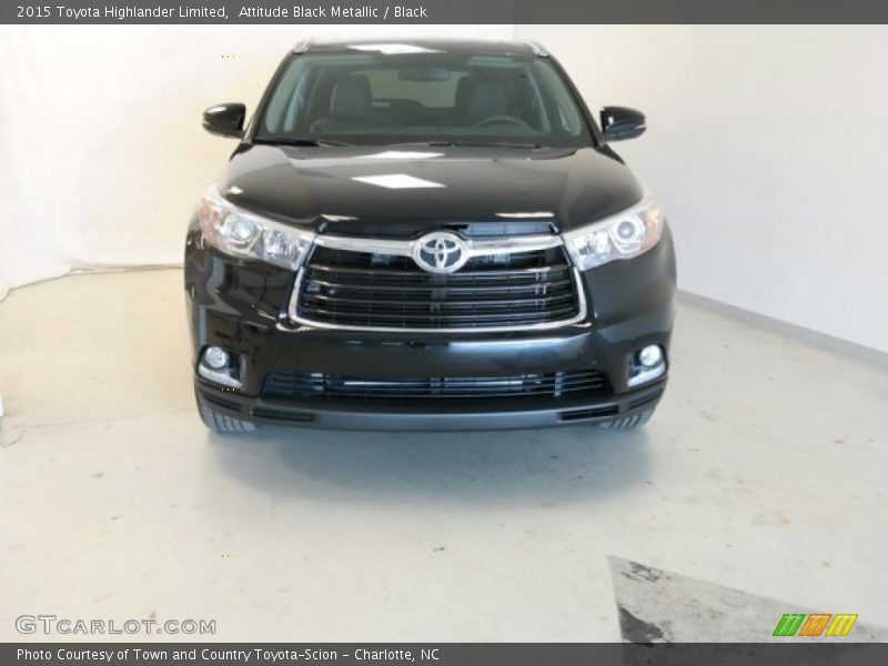 Attitude Black Metallic / Black 2015 Toyota Highlander Limited