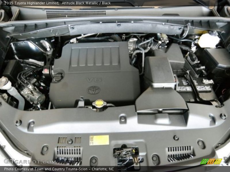 Attitude Black Metallic / Black 2015 Toyota Highlander Limited