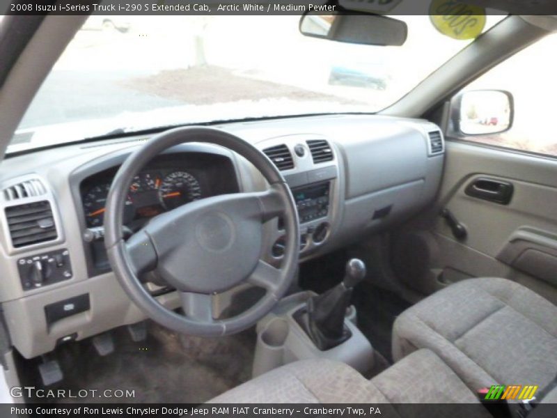 Arctic White / Medium Pewter 2008 Isuzu i-Series Truck i-290 S Extended Cab