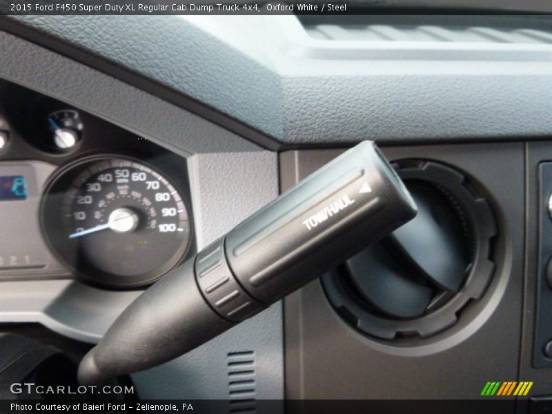 Oxford White / Steel 2015 Ford F450 Super Duty XL Regular Cab Dump Truck 4x4