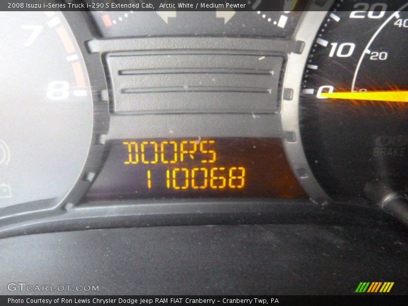 Arctic White / Medium Pewter 2008 Isuzu i-Series Truck i-290 S Extended Cab