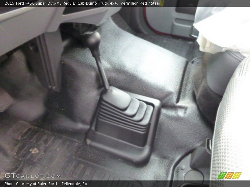 Vermillion Red / Steel 2015 Ford F450 Super Duty XL Regular Cab Dump Truck 4x4