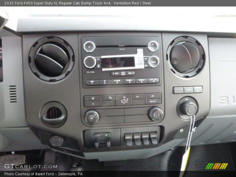 Controls of 2015 F450 Super Duty XL Regular Cab Dump Truck 4x4