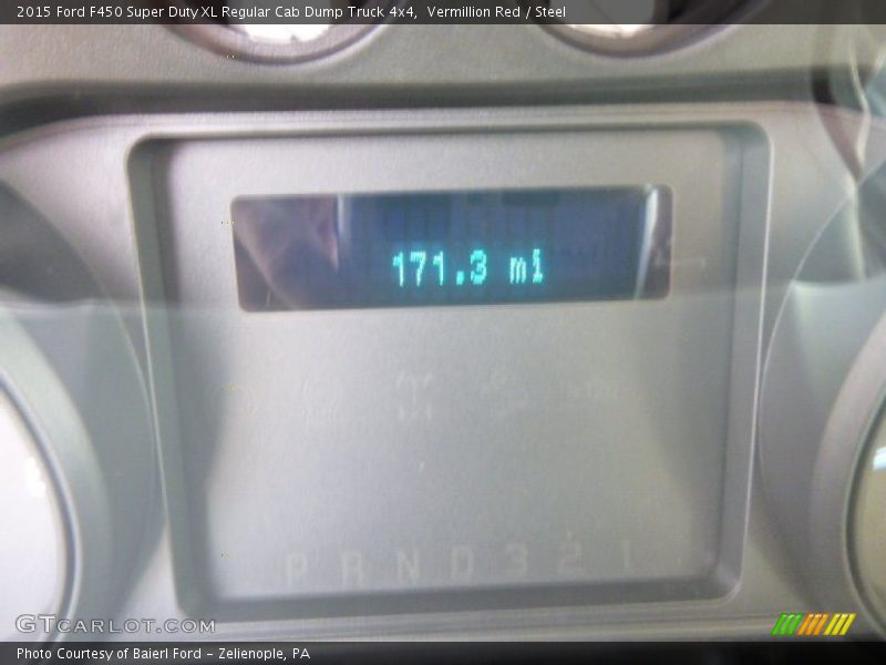 Vermillion Red / Steel 2015 Ford F450 Super Duty XL Regular Cab Dump Truck 4x4