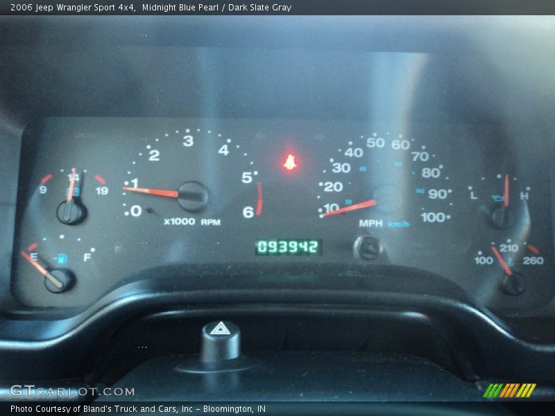 Midnight Blue Pearl / Dark Slate Gray 2006 Jeep Wrangler Sport 4x4