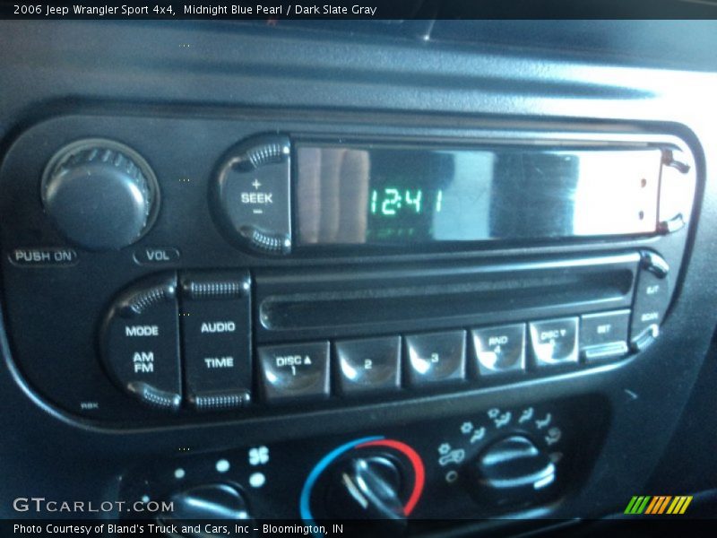 Midnight Blue Pearl / Dark Slate Gray 2006 Jeep Wrangler Sport 4x4
