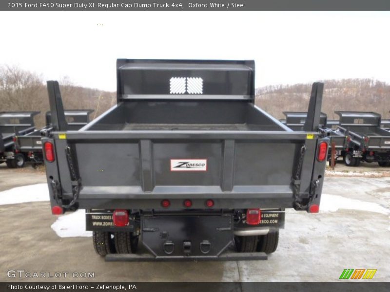 Oxford White / Steel 2015 Ford F450 Super Duty XL Regular Cab Dump Truck 4x4