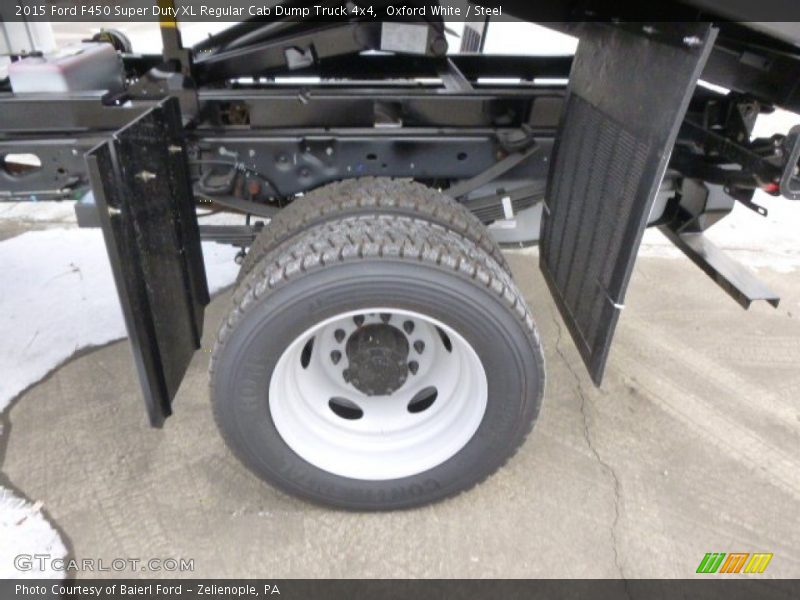 Oxford White / Steel 2015 Ford F450 Super Duty XL Regular Cab Dump Truck 4x4