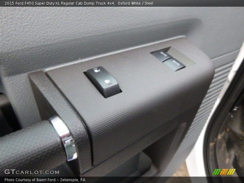 Oxford White / Steel 2015 Ford F450 Super Duty XL Regular Cab Dump Truck 4x4