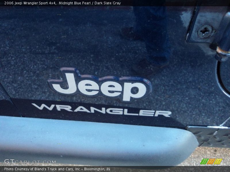 Midnight Blue Pearl / Dark Slate Gray 2006 Jeep Wrangler Sport 4x4
