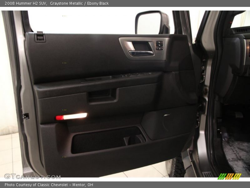 Graystone Metallic / Ebony Black 2008 Hummer H2 SUV