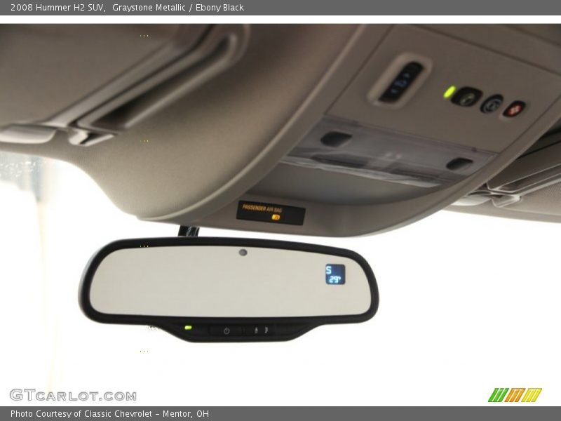 Graystone Metallic / Ebony Black 2008 Hummer H2 SUV
