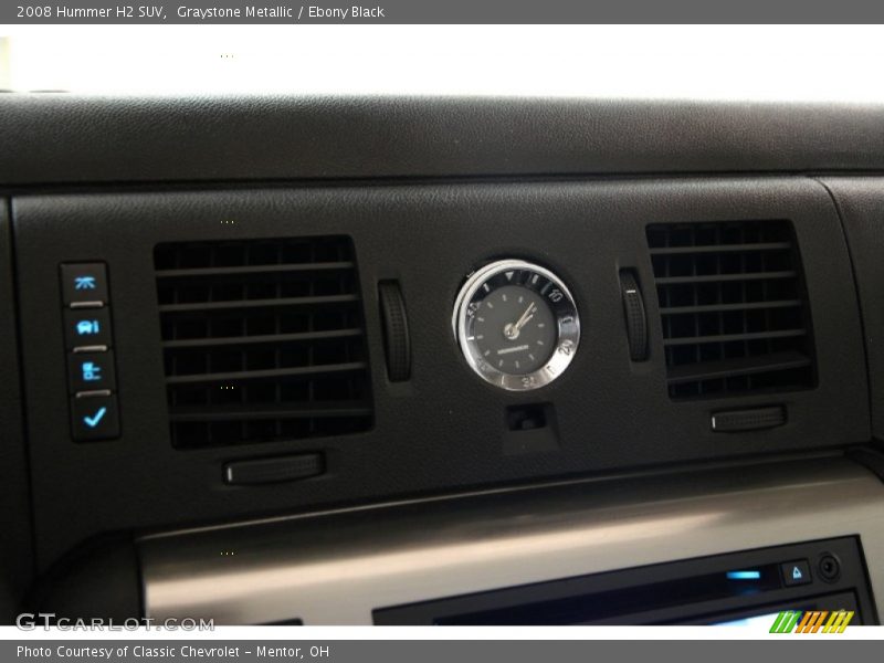 Graystone Metallic / Ebony Black 2008 Hummer H2 SUV