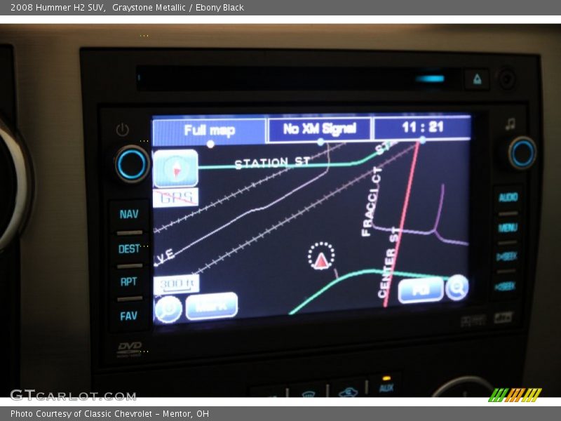 Graystone Metallic / Ebony Black 2008 Hummer H2 SUV