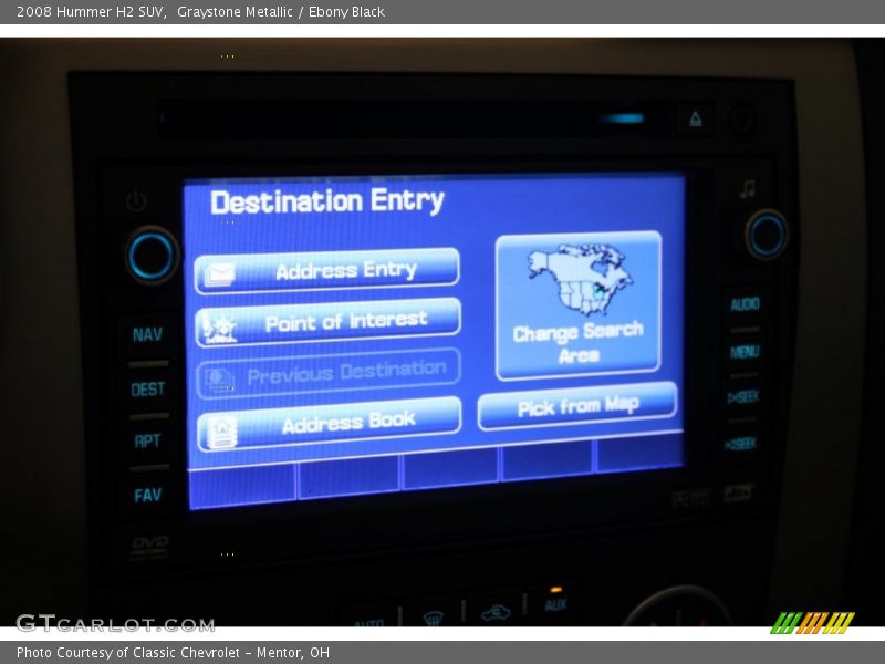 Graystone Metallic / Ebony Black 2008 Hummer H2 SUV