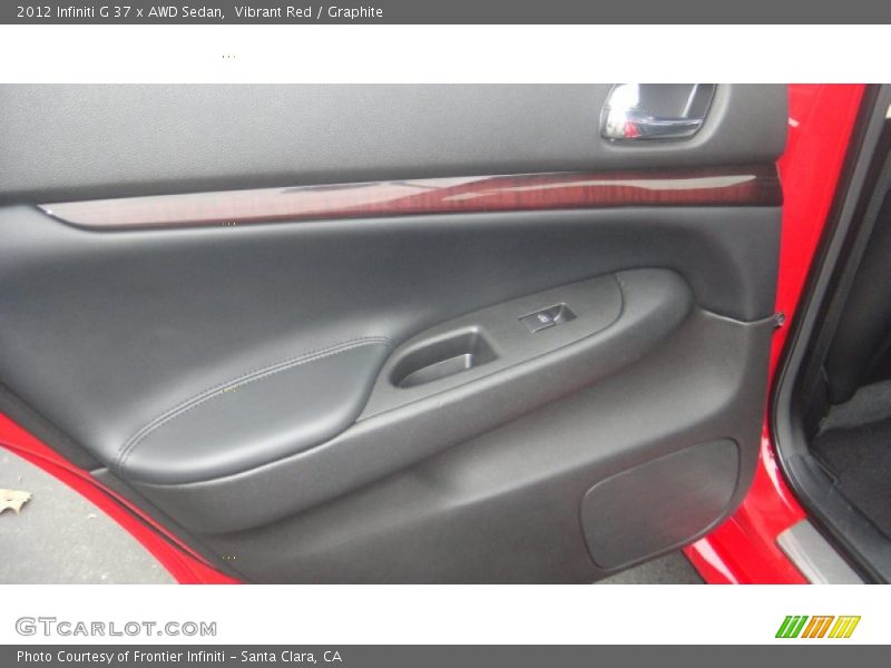 Vibrant Red / Graphite 2012 Infiniti G 37 x AWD Sedan