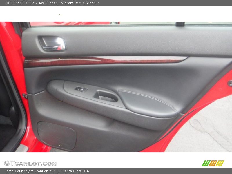 Vibrant Red / Graphite 2012 Infiniti G 37 x AWD Sedan