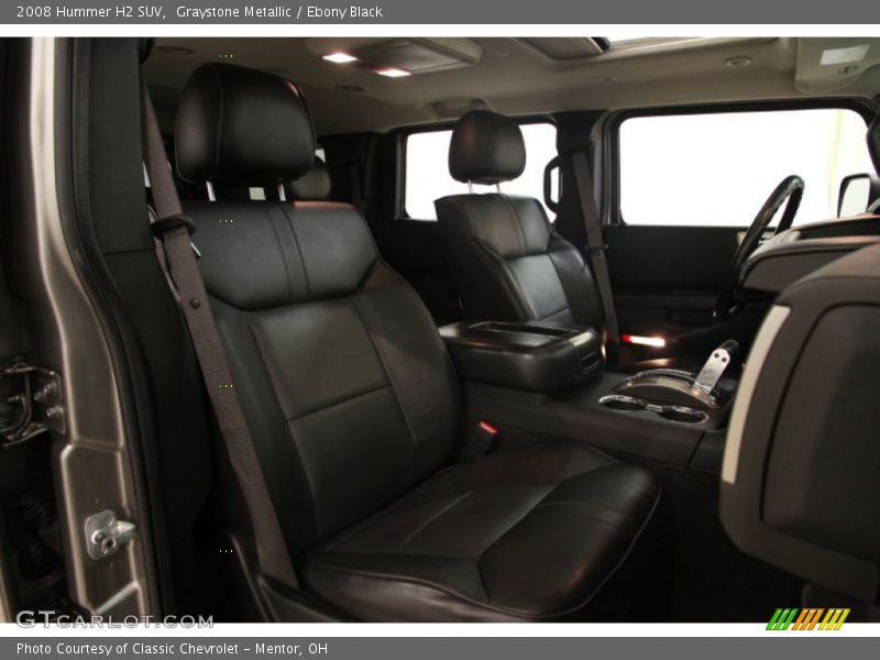 Graystone Metallic / Ebony Black 2008 Hummer H2 SUV