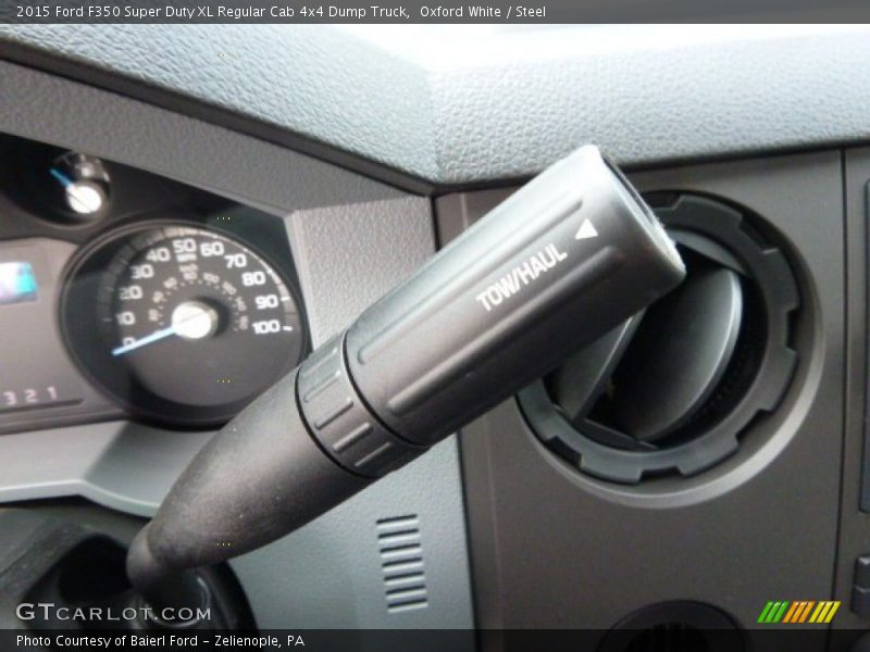 Oxford White / Steel 2015 Ford F350 Super Duty XL Regular Cab 4x4 Dump Truck