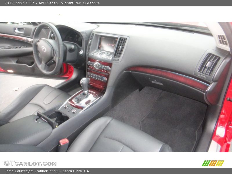 Vibrant Red / Graphite 2012 Infiniti G 37 x AWD Sedan