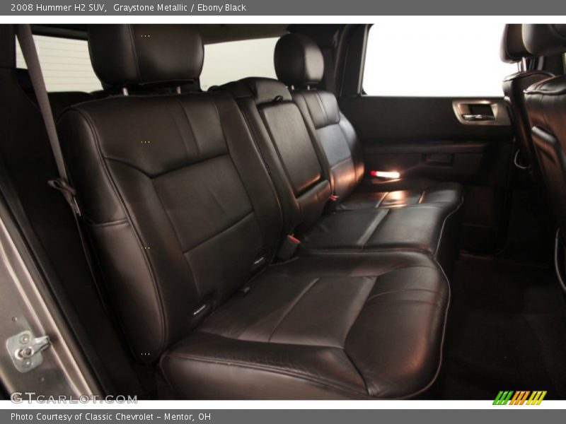 Graystone Metallic / Ebony Black 2008 Hummer H2 SUV
