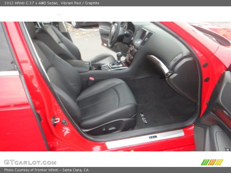 Vibrant Red / Graphite 2012 Infiniti G 37 x AWD Sedan