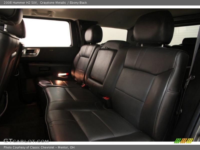 Graystone Metallic / Ebony Black 2008 Hummer H2 SUV