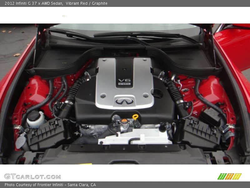 Vibrant Red / Graphite 2012 Infiniti G 37 x AWD Sedan