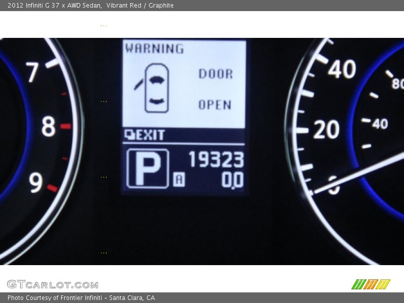 Vibrant Red / Graphite 2012 Infiniti G 37 x AWD Sedan