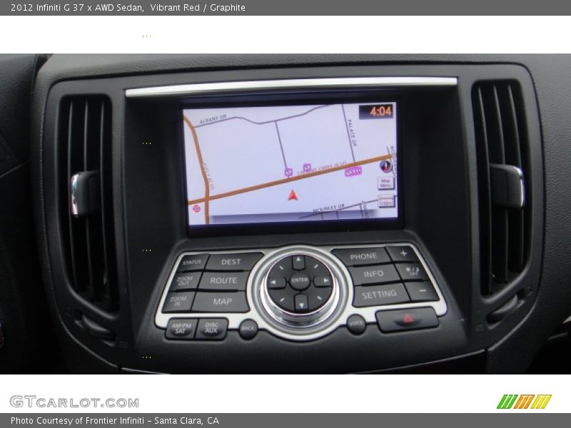 Vibrant Red / Graphite 2012 Infiniti G 37 x AWD Sedan