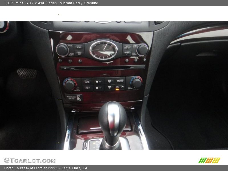 Vibrant Red / Graphite 2012 Infiniti G 37 x AWD Sedan
